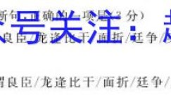 圆创联考·湖北省2023届高三三月联合测评历史答案 考卷答案