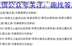 青海2023届高三4月联考(□)文综答案考卷答案